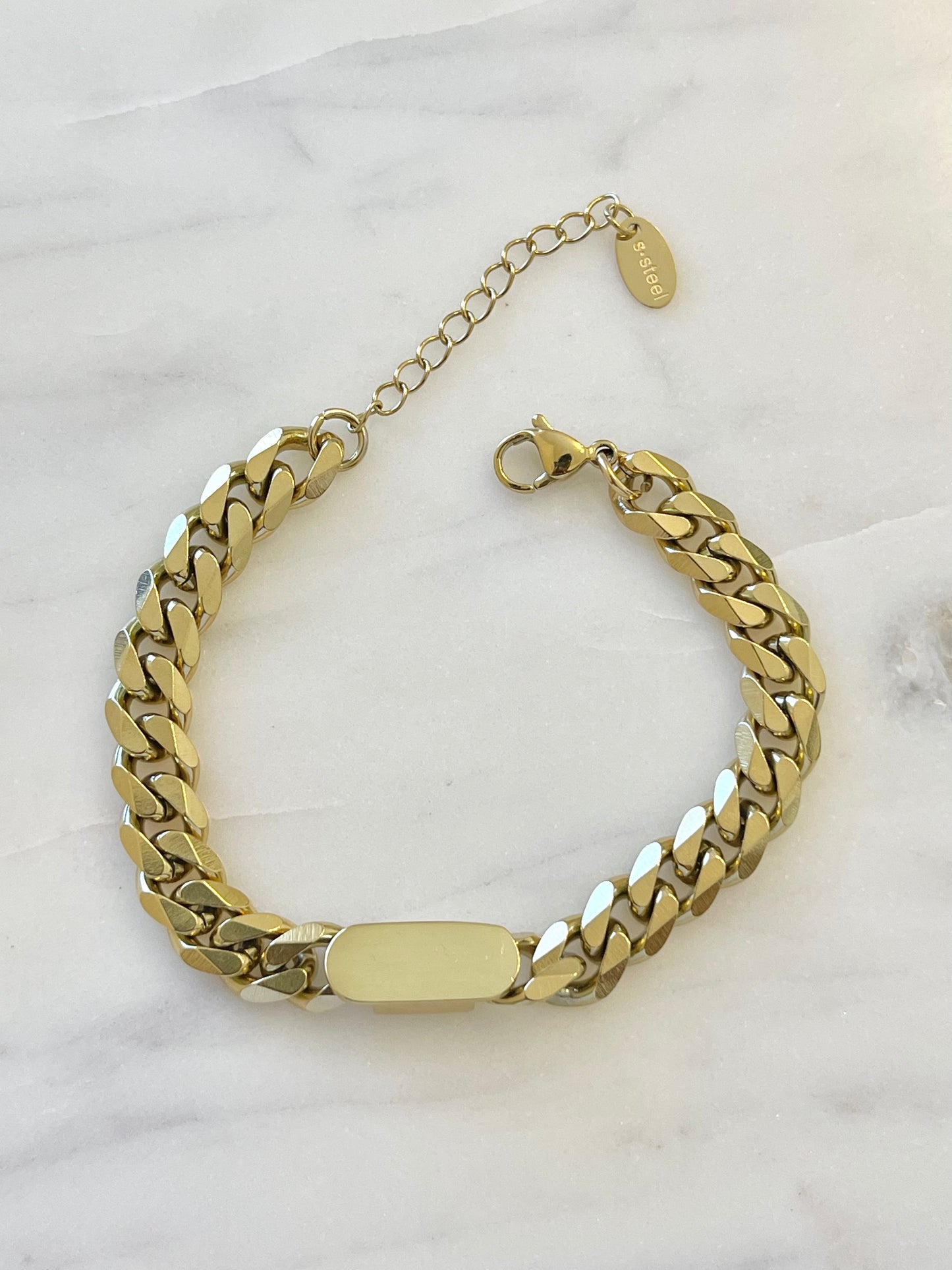 Cuban chain bracelet