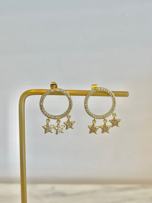 Stars stud earrings