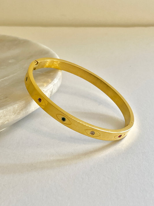 Evil eye bangle