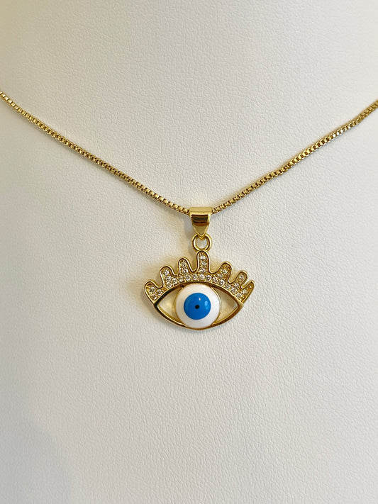Evil eye necklace
