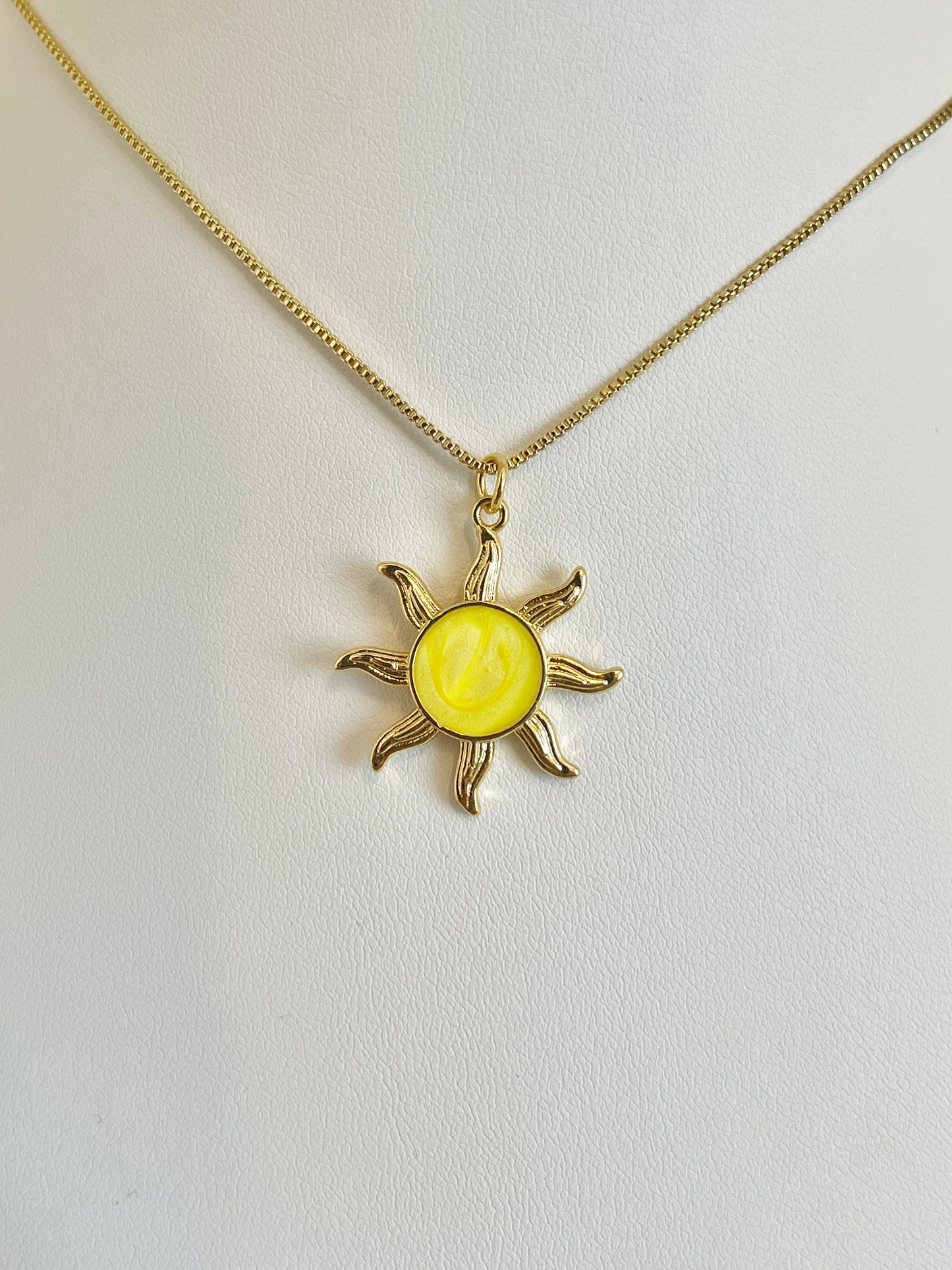 Yellow Sun necklace