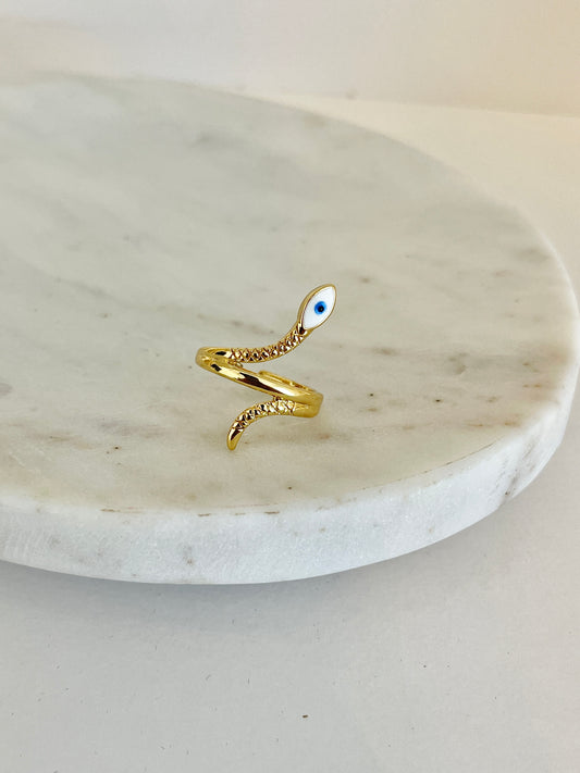 Snake adjustable ring