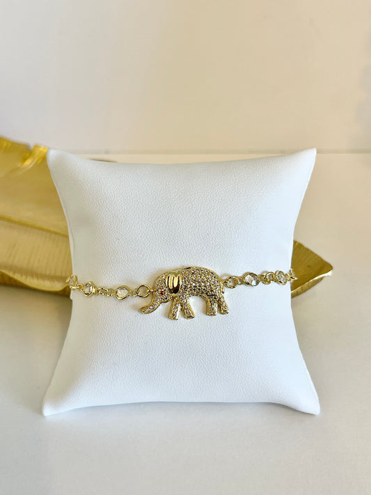 Elephant adjustable bracelet